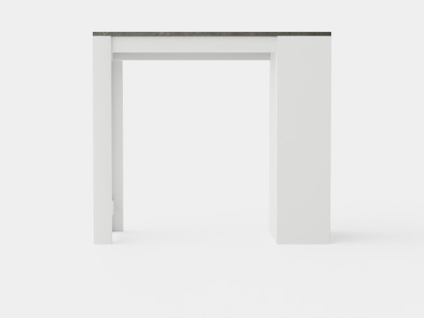 Garlyn Bar Table Gray White Modèle 3D