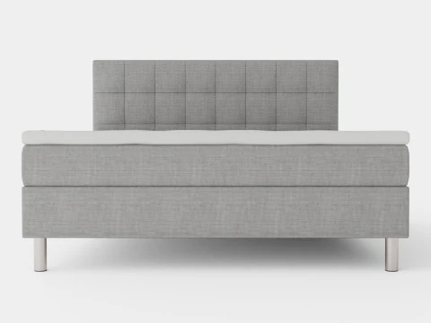 George Complete Bed Package Quilted Headboard 3D Model