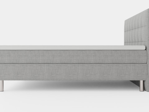 George Complete Bed Package Quilted Headboard 3Dモデル