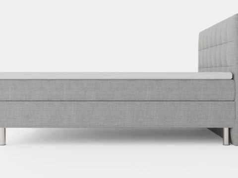 George Complete Bed Package Quilted Headboard 3D Model