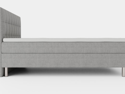George Complete Bed Package Quilted Headboard 3Dモデル