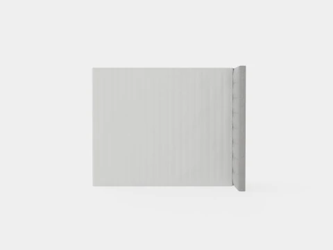 George Complete Bed Package Quilted Headboard 3D Model