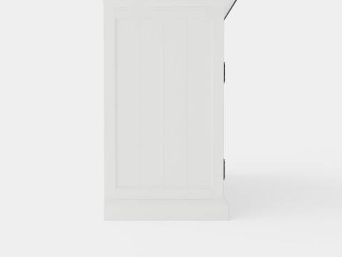 Hampton Done 4 Doors 2 Boxes White Black Modèle 3D