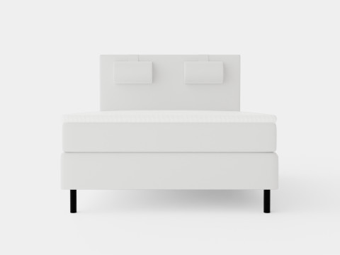 Happy Continental Bed Light Gray 3D Model