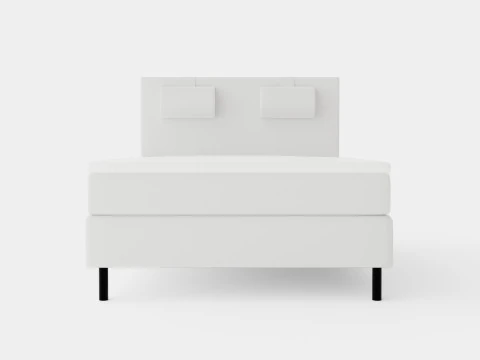 Happy Continental Bed Light Gray 3D Model