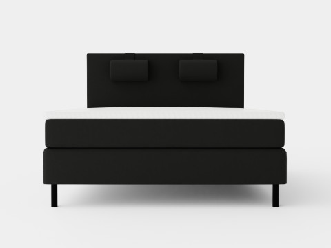 Happy Continental Bed Black 3D 모델