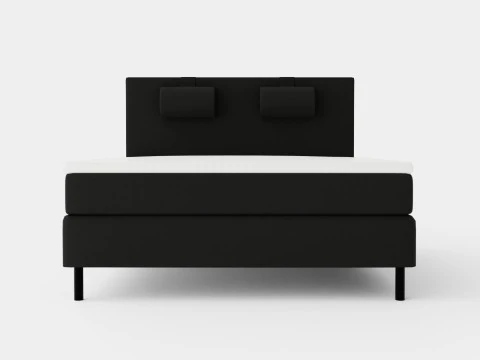 Happy Continental Bed Black 3D Model