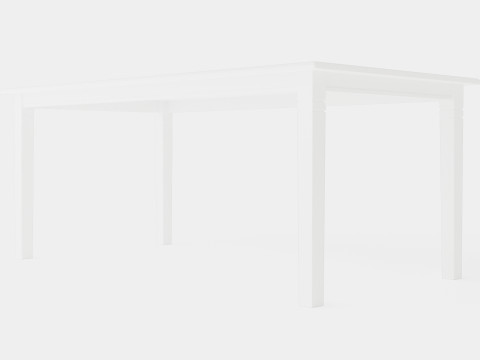 Hartford Dining Table 3D Модель