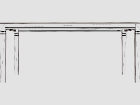 Hartford Dining Table 3D Модель