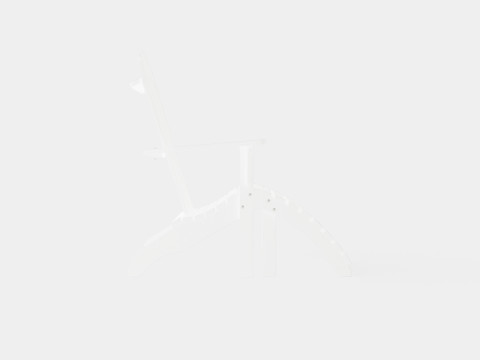 Hillerstorp Tennesse Стул с подставкой для ног 3D Модель