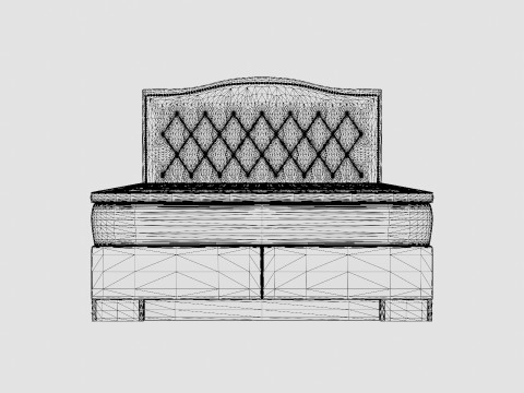 Hilton Luxury Complete Bed Pack Admiral Bed Give Top Model 3D