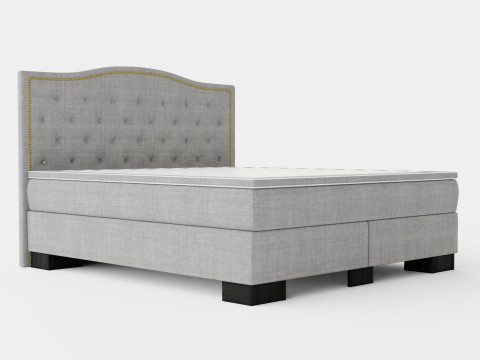 Hilton Luxury Complete Bed Package Admiral Headboard Top 3D Model