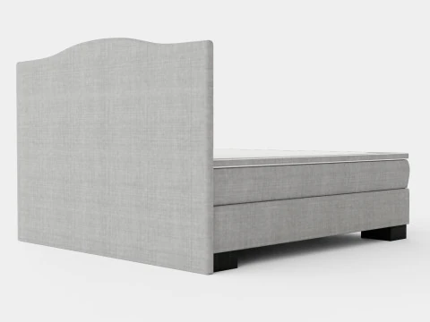 Hilton Luxury Complete Bed Package Admiral Headboard Top 3D Model