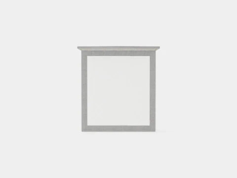 Hilton Luxury Complete Bed Package Admiral Headboard Top 3D Model