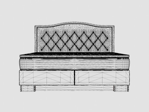 Hilton Luxury Complete Bed Package Admiral Bed Give Top Model 3D