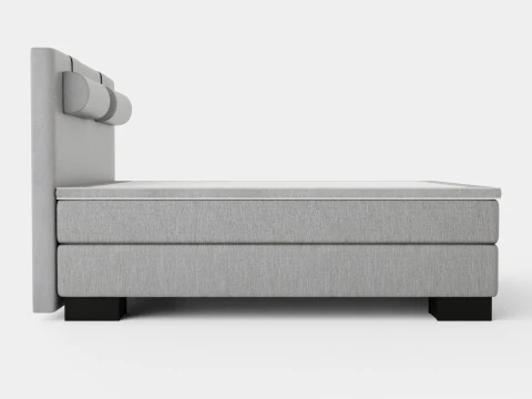 Hilton Luxury Continental Bed 3D Model