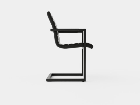 House Dining Chair Vintage Artificial Leather 3D 模型