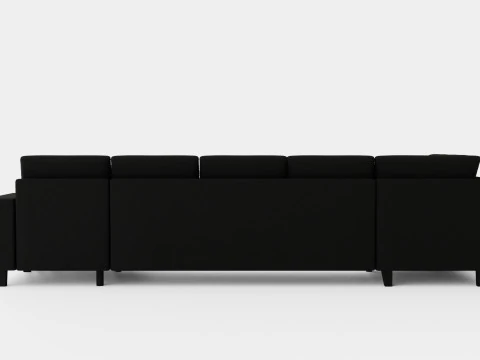 Houston U Sofa Large With Divan Right 3D Model