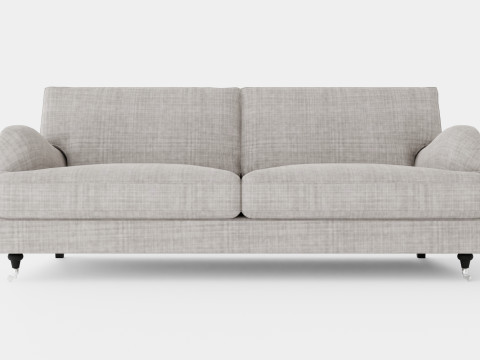 Howard Classic 3 5 Seater Sofa Gray 3D 모델
