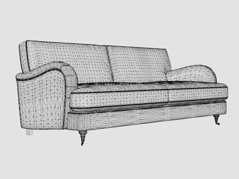Howard Classic 3 5 Seater Sofa 3Dモデル
