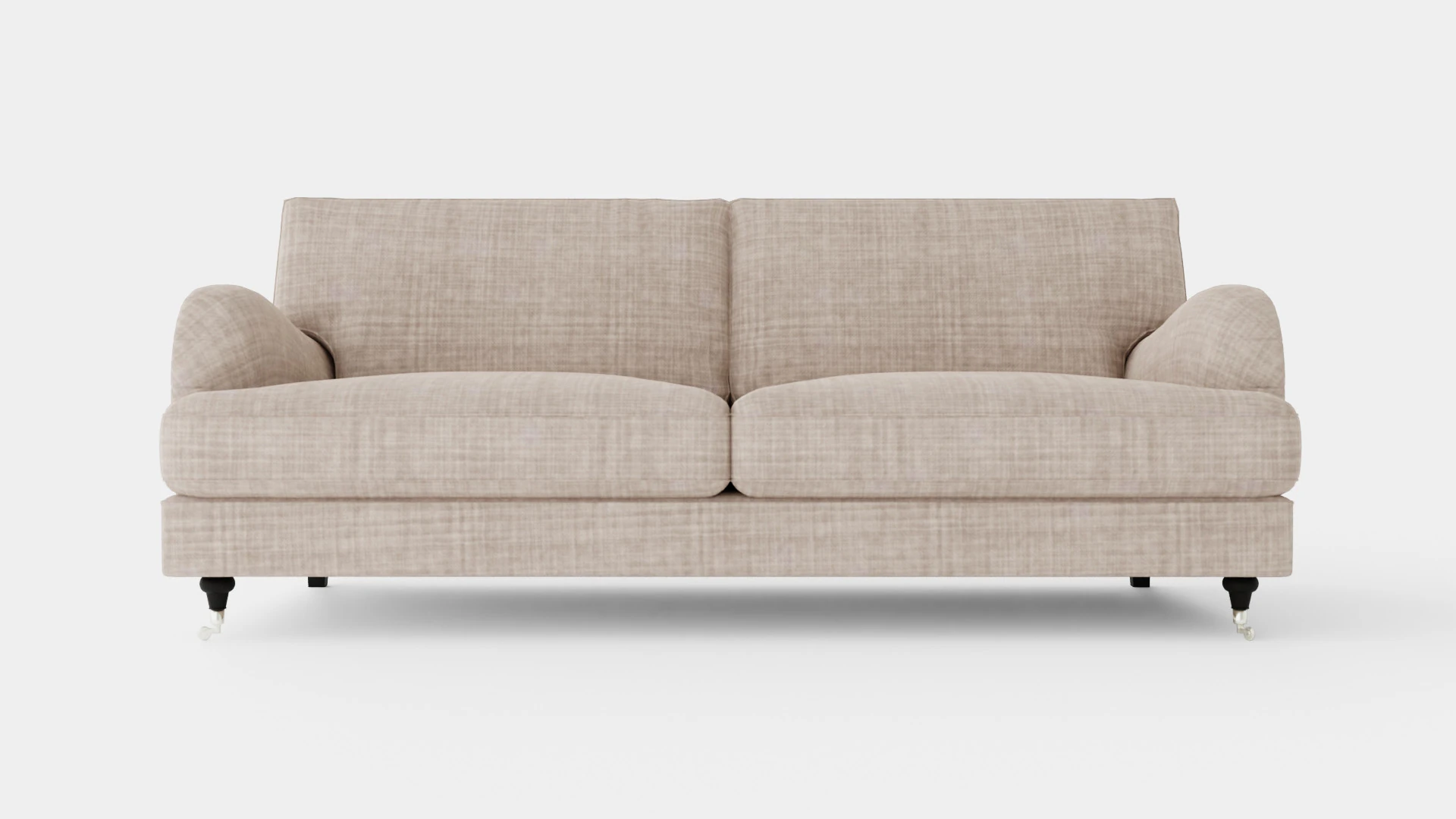 Howard Classic 3 5 Seater Sofa Beige 3D Model .c4d .max .obj .3ds .fbx .stl .blend 
