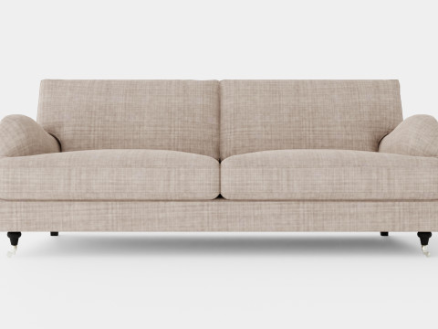 Howard Classic 3 5 Seater Sofa Beige 3D 모델