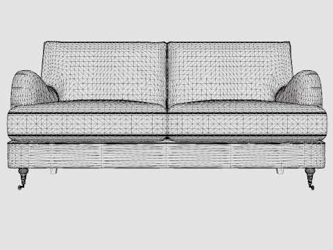 Howard Classic 3 Seater Sofa Modèle 3D