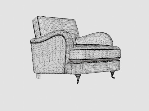 Howard Classic Armchair Modelo 3D