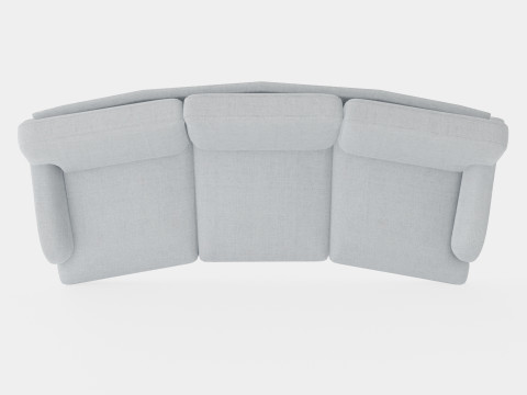 Howard Luxury 4 Seater Sofa Swung Modello 3D