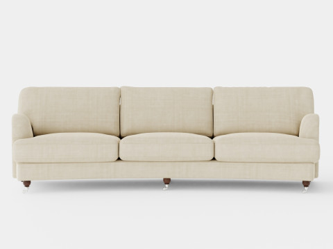 Howard Luxury 4 Seater Sofa Swung Beige 3Dモデル