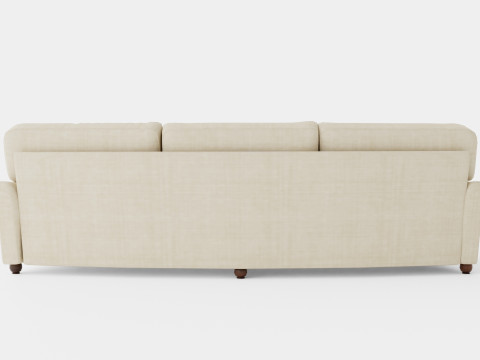 Howard Luxury 4 Seater Sofa Swung Beige Modèle 3D