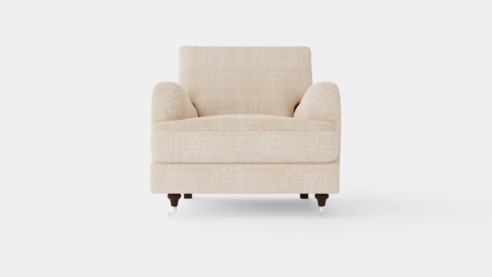 Howard Luxury Armchair Beige 3D Model .c4d .max .obj .3ds .fbx .stl .blend 