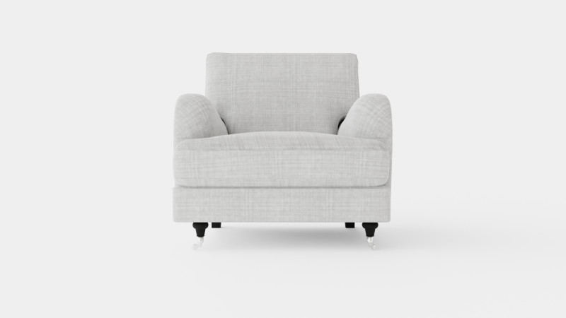 Howard Luxury Armchair Gray 3D 모델 .c4d .max .obj .3ds .fbx .stl .blend