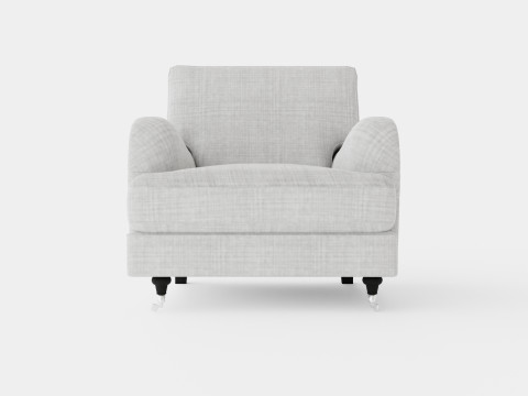 Howard Luxury Armchair Gray 3D 모델