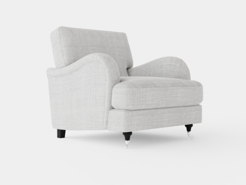 Howard Luxury Armchair Gray 3D 모델