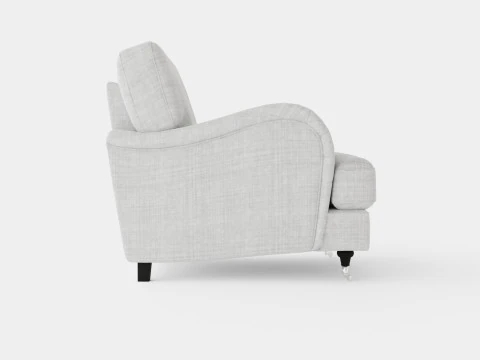 Howard Luxury Armchair Gray 3D Model