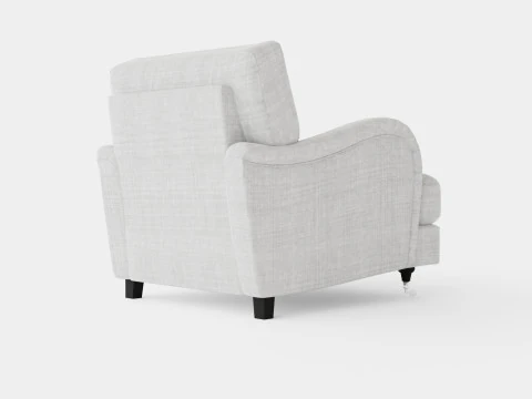 Howard Luxury Armchair Gray 3D Model