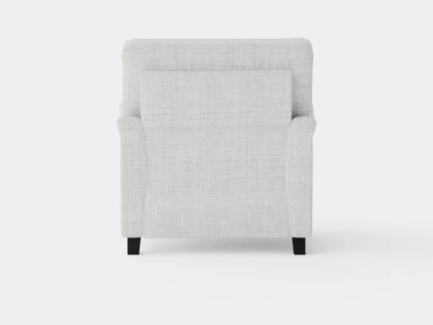 Howard Luxury Armchair Gray 3D Model