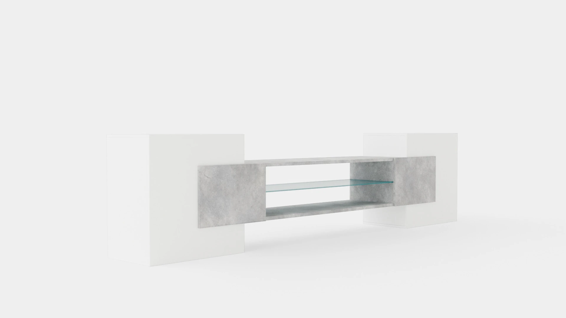 Incastro TV Bench 3D Model .c4d .max .obj .3ds .fbx .stl .blend 