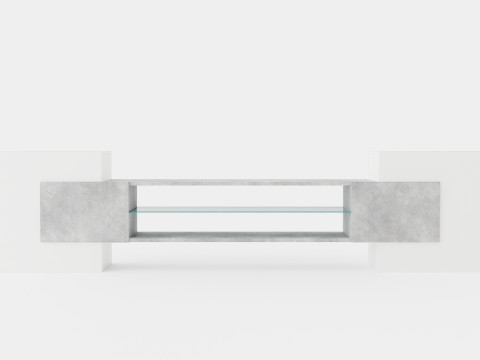 Incastro TV Bench Model 3D