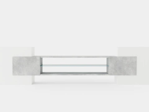 Incastro TV Bench 3D Model