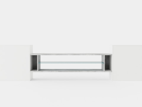Incastro TV Bench Model 3D