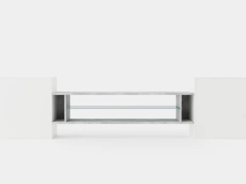 Incastro TV Bench 3D Model