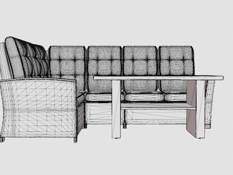 James Luxury Lounge Group Reversible 3D 模型