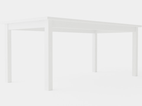 Jasmine Extensionable Dining Table 3D Model