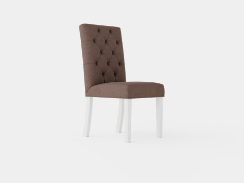 Jenny Dining Chair Gray White 3D Model