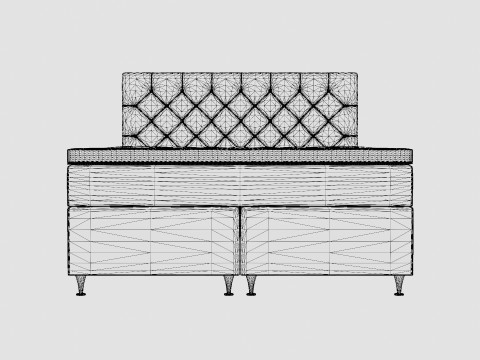 Joluma Complete Bed Package Continental Bed 3Dモデル