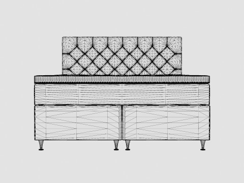 Joluma Complete Bed Package Continental Bed 3Dモデル