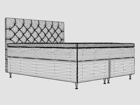 Joluma Complete Bed Package Continental Bed 3D Model