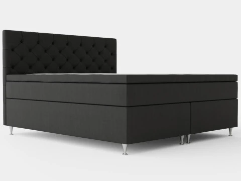 Joluma コンプリート ベッド パッケージ コンチネンタル ベッド ブラック 3Dモデル